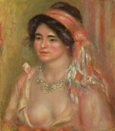 Gabrielle algériai fejdíszben, 1911 alkotó: Pierre Auguste Renoir